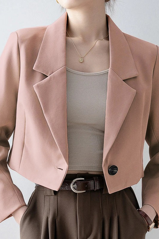 Short Length Relaxed Blazer