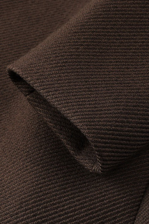 V Neck Single Breasted Blazer